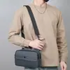 2026 Nueva Bolsa Casual de Hombro para Negocios para Hombres, Bolso Cruzado de Moda para Viajes Diarios, Deportes, Ciclismo, Bolso Casual de Color Sólido