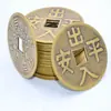 Cobre Real Moneda Grande de Cobre Material de Latón Cinco Bendiciones Riqueza y Tesoro Fortuna Dinero Artesanía Antigua Accesorio
