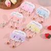 Criança arco hairpin menina bonito tassel hairpin handmade hanfu acessórios clip princesa tecido acessórios de cabelo