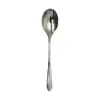 Cuchara de Acero Inoxidable 304 para el Hogar Mango Desnudo de Punta Mango para Comer Cuchara de Mesa Multiusos para Restaurante Cuchara de Sopa