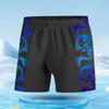 Novos calções de banho masculino adulto boxer moda impressão laser de secagem rápida anti-constrangimento praia termas calções de banho atacado