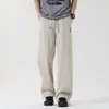Nuevos Pantalones para Hombre 2026: Pantalones de Chándal Anchos con Cordón de Otoño, Pantalones Sueltos para Hombre, Pantalones Deportivos, Pantalones Largos Casuales, Pantalones de Pierna Recta