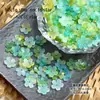 Acrílico vintage miçangas de furo médio flor de cerejeira diy flores pequenas antigas grampo de jade feito à mão acessórios decorativos atacado