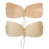 Sutiã Push-Up Deusa Lala Roupa Íntima Invisível Sem Alças Almofadas de Silicone para Seios Almofadas de Sutiã Peça Única