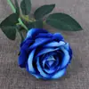 En stock rosa simulación rama única terciopelo rosa europeo boda ramo de mano novia flor artificial decoración del hogar