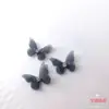 Mariposa de Doble Capa de 2 cm con Diamante, Mariposa de Malla de Tul Estéreo de Doble Capa para Decoración DIY de Uñas, Belleza Facial.
