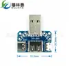 Placa Adaptadora USB Cabeça Macho Cabeça Fêmea Micro Tipo-C 4P 2.54mm USB4 em Linha