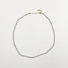 WT-N1437 venta al por mayor de comercio exterior multicolor opcional cuentas de piedra de color collar corto ajustable delicado para la clavícula