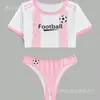 Conjunto Separado de Cheerleader de Futebol Europeu e Americano Transfronteiriço Novo Estilo Lingerie Sexy Tentador e Sedutor Fabricante
