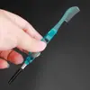 Peine Plegable de Doble Propósito para Cejas Cepillo Doble para Pestañas y Cejas Peine de Plástico para Maquillaje Cepillo para Máscara de Pestañas Cepillo para Pestañas