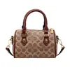 Bolso tipo almohada para mujer transfronterizo, modelo nuevo 2026, estampado floral vintage, sensación de alta gama, bolso de mano Boston para mujer y bolso pequeño cruzado