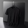Nova camiseta de manga curta masculina verão coreano estilo moderno simples meia manga top Hong Kong estilo frouxo casual moda marca t-shirt
