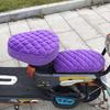 Funda de cojín para coche eléctrico de otoño e invierno, forro polar grueso y cálido, funda de cojín para bicicleta eléctrica, funda de asiento universal para las cuatro estaciones