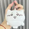 Urso Autodepreciativo Fofo Chiikawa Pelúcia Boneca Pequena Máquina de Garra Figura Pequeno Presente Chaveiro Pingente para Casal