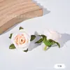 Acessórios de Cabeça com Flores de Rosa Transfronteiriços DIY Materiais de Flores de Seda Buquês de Casamento Flores Artificiais para Casamento Decoração de Cena