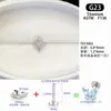 Brinco Stud para Osso da Orelha com Rosca Interna de 1,2 mm de Espessura, Moderno e Simples, Estrela de Quatro Pontas com Brilho Fino, Joia para Piercing Stud de Orelha em Liga de Titânio G23