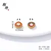 Colgante de oro DIY de larga data, mariposa degradada, conejo de jade, moneda rúnica, hebilla de seguridad, accesorios, trabajador