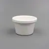 Venta al por mayor de fábrica suministros para restaurante de hot pot plato de melamina imitación porcelana taza para condimento de salsa de chile plato grande negro para salsa de soja ajo