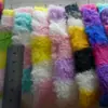 Tecido de Pelúcia Listrado de Coelho e Raposa, Pele Sintética de Raposa, Pele Sintética Colorida de Coelho, Tecido de Pelúcia Jacquard de Pelo Longo para Roupas e Brinquedos