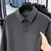 Sudadera de invierno para hombre, color liso, cuello POLO, dos botones, moda, cuello de retazos moderno, forro polar cálido, engrosada