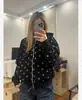 Moletom com capuz raglan estampado de estrelas estilo retrô americano, unissex, nova coleção outono/inverno, modelagem solta, jaqueta curta com estilo relaxado