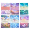 Pegatinas de Día Hermoso: Serie Flores en Flor y Mariposas, 5 Pegatinas Incluidas, 6 Diseños