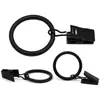 Fábrica de Foshan clip de anillo romano para pelo liso barra de cortina decoración de ventana accesorios de baño en stock venta al por mayor hebilla de cortina de barra romana
