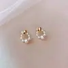 Aretes de Perla, Aretes de Alta Gama Estilo Coreano, Elegantes y Únicos, Aretes Estilo Retro Hong Kong, Lujo Ligero, Estilo Hong Kong, Elegantes y con Estilo