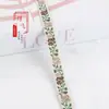 1,5cm Fita Jacquard Rosa Trepadeira Têxtil para Casa Decoração de Janela Decoração de Roupas Acessórios de Renda Artesanais DIY