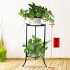 Estilo Europeu Flor Rack Ferro Forjado Multi-camada Interior Piso de pé verde prateleira da sala de estar Armazenamento Varanda simples vaso de flores domésticas