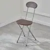 Silla plegable simple para respaldo al por mayor Silla de comedor para el hogar Silla de entrenamiento de oficina Taburete plegable Silla de dormitorio una generación de pelo