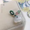 Pulsera Pulsera de Agata Calcedonia Natural Tallada Ruyi Accesorios Pequeños Gotas Accesorios Diy Ruyi