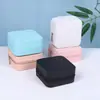 Caja de Joyería Portátil Simple Transfronteriza Pendientes Anillo Joyería Caja de Almacenamiento de Joyería Caja de Embalaje de Terciopelo Venta al por Mayor