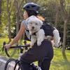 Mochila de Cachorro Transfronteiriça para Uso ao Ar Livre, Mochila Portátil de Dupla Alça para Cães de Estimação, Adequada para Ciclismo, Bolsa Portátil para Acessórios de Cachorro