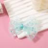 2024 Estilo Coreano Dulce Fresca Niña Accesorios para el Cabello Coloridos Súper Hada Malla Cadena de Perlas Bola de Pelo Pinza para el Cabello de Niños