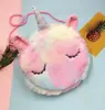 Bolsa Transversal Nova 2024 Infantil Desenho Animado Menina Fofa Unicórnio Fantasia Estilo Personalizado
