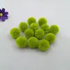 2cm Bolas Coloridas de Lã Bola de Pelúcia Feito à Mão DIY Acessórios de Brincos para Crianças Acessórios de Roupa 20 Peças