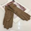 Guantes Calientes de Suede y Terciopelo Versátiles y Sencillos para Mujer Personalidad Moda Color Sólido Ciclismo Resistentes al Frío Guantes de Estudiante Tendencia