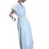 Fabricante de Vestidos Blancos de Alta Gama Estilo Europeo Elegante Maduro Diseñador Francés Vestido Largo para Mujer Verano 2026 Nuevo Modelo