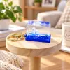Llavero Creativo Portátil con Colgante Líquido del Mundo Marino, Juguete Delfín de Arena Movediza para Alivio del Estrés, Regalo de Cumpleaños