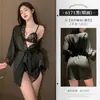 Feimu Yuying Renda de Cetim com Acabamento Camisola Roupão Zy6171 Lingerie Sexy Sensual Casa Puro Desejo Transparente