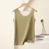 Colete Térmico Sem Marcas Feminino Forrado com Fleece Espesso Top com Alça Interna Base Outono e Inverno