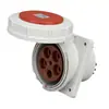 Enchufe Oblicuo Oculto de Tercera Generación Enchufe Industrial Impermeable y a Prueba de Polvo 16A3 Enchufe Conector de Enchufe para Montaje en Panel