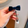 Elástico de Cabelo com Laço Exquisito Simples e Elegante 2025 Novo Tendência Estilo Ins Corda de Cabelo para Rabo de Cavalo Baixo Faixa de Cabelo para Mulheres