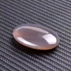 Piedra de Palma Popular Transfronteriza Piedra Cruda de Cristal Piedra de Jabón Piedra de Palma 45*30mm Cristal Rosa Masaje Spa Piedra de Energía Pieza de Mano