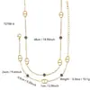 Collar Simple y Elegante de Nariz de Cerdo con Incrustaciones de Circonita, Pulsera de Acero Inoxidable para Mujer, Estilo Popular, Lujo Ligero, Nicho, Sensación de Alta Gama, Versátil