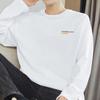 Camiseta de Manga Larga Pesada 100% Algodón 260g para Hombre 2026 Nuevo Estilo Americano Oversize Camisa para Capas Ropa de Otoño