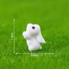 Micro paisaje creativo lindo jirafa conejo animal jardinería suculenta paisaje decoración accesorios Mini pequeños adornos