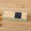 Conjunto Básico de Diário Manual número da semana letra do mês carimbo DIY diário carimbo de madeira 40 em 6
