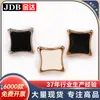 Botones de Suéter de Camisa de Aceite Cuadrado Pequeño Botones Decorativos de Cardigan de Metal para Mujer Jinda Accesorios de Ropa